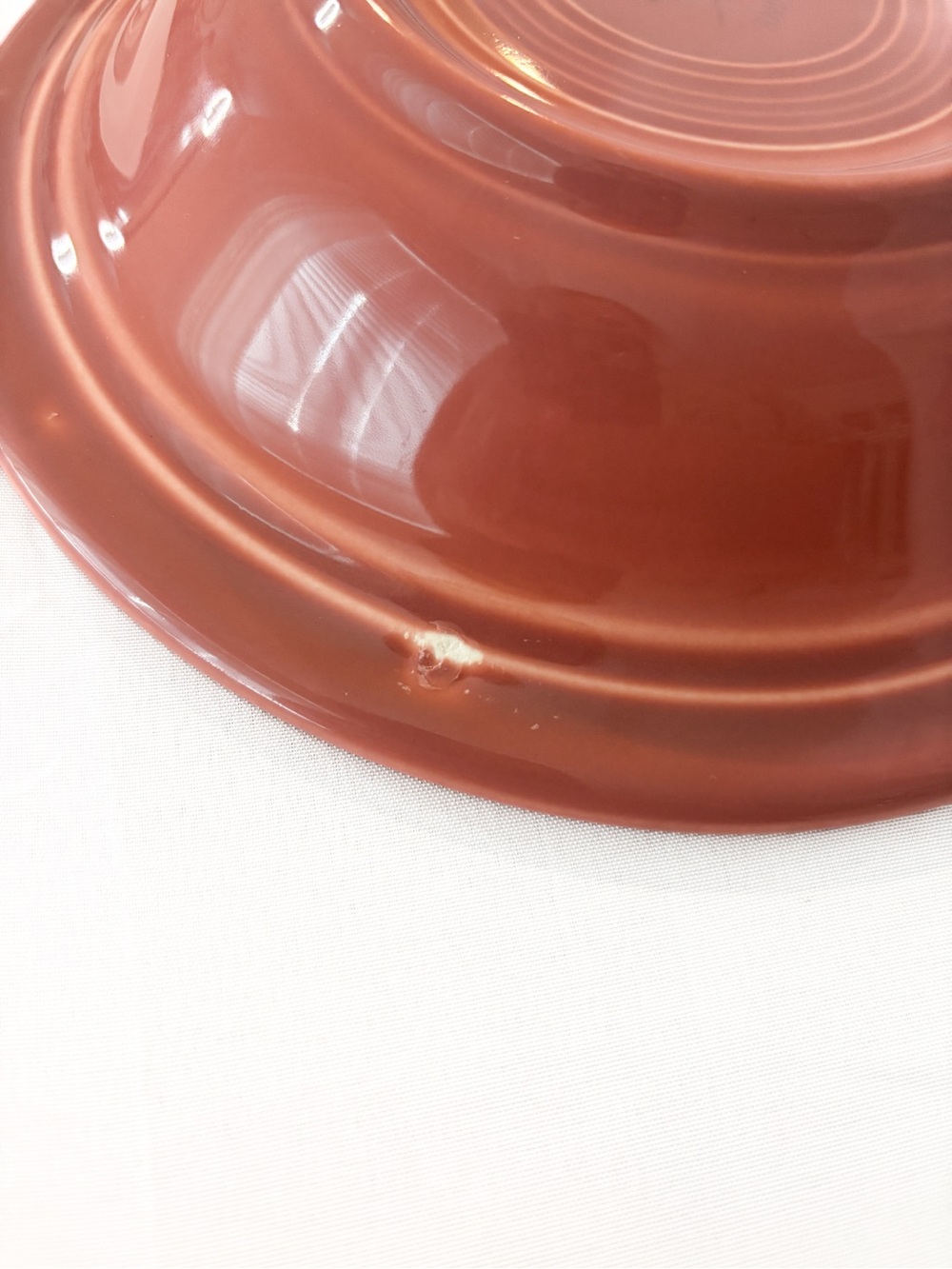 Fiestaware Dinner/Soup Bowl in Burnt Orange - Picture 4 of 6